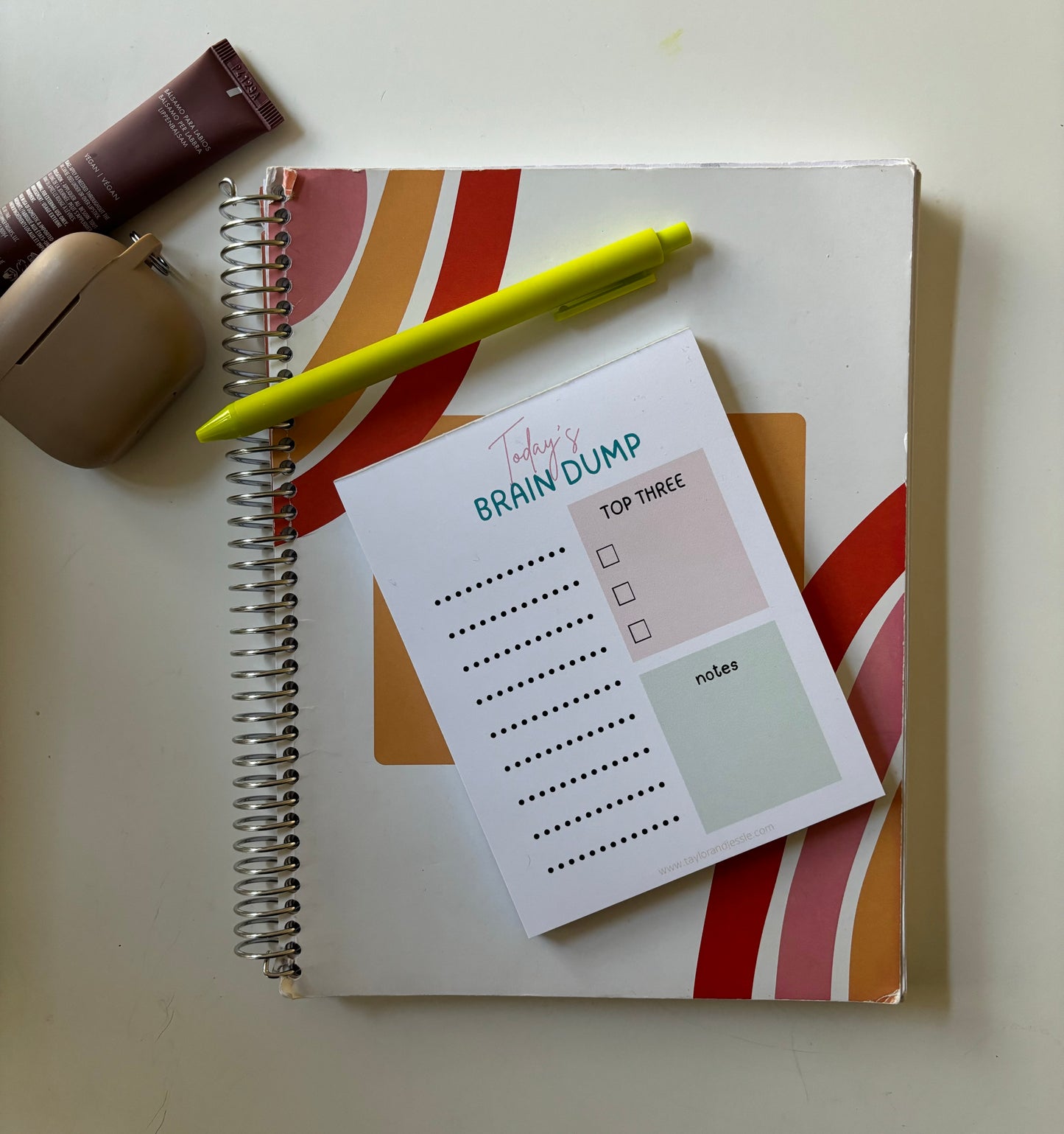 Brain Dump: Daily Notepad