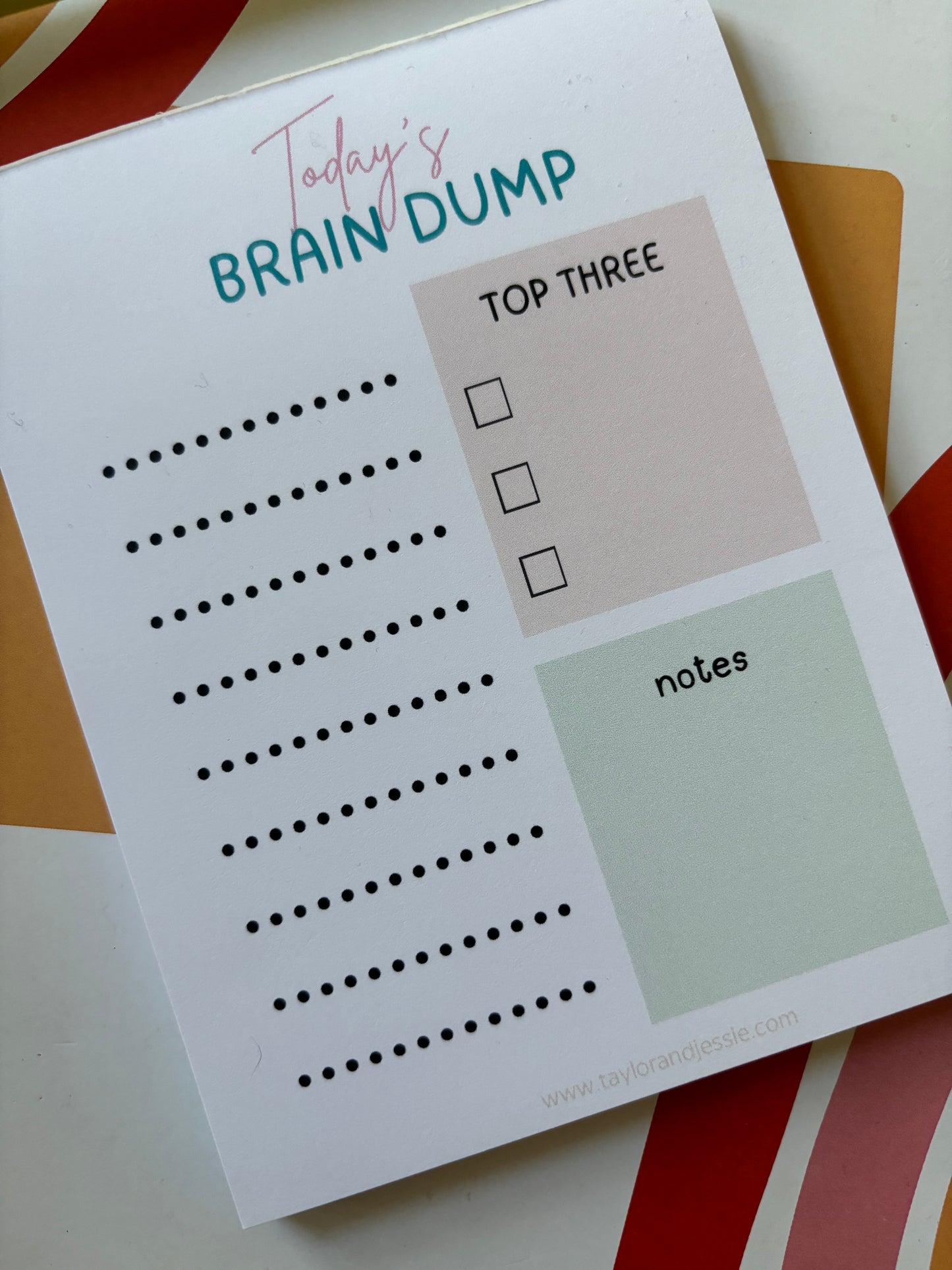 Brain Dump: Daily Notepad