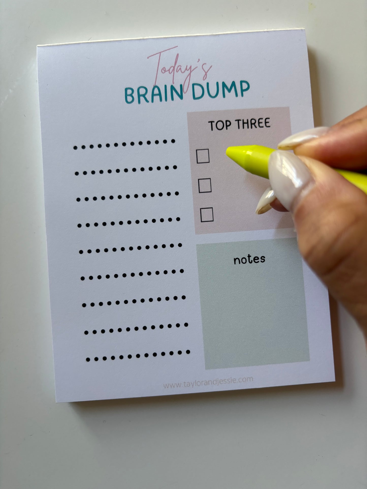 Brain Dump: Daily Notepad