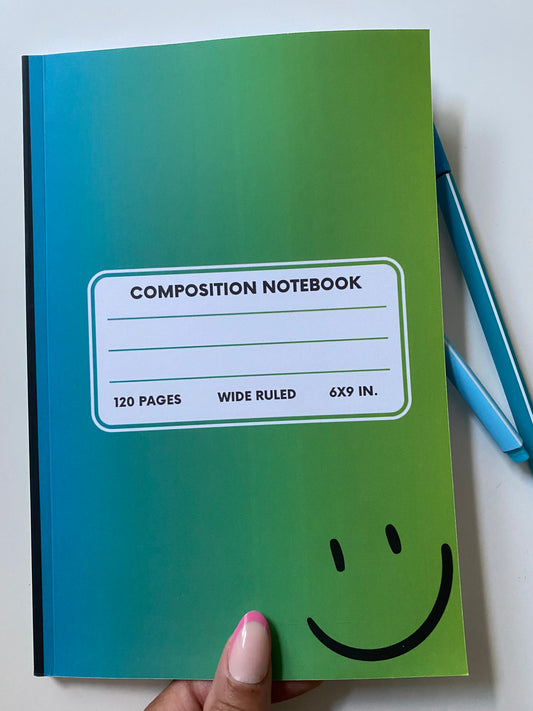 Smiley Composition Notebook