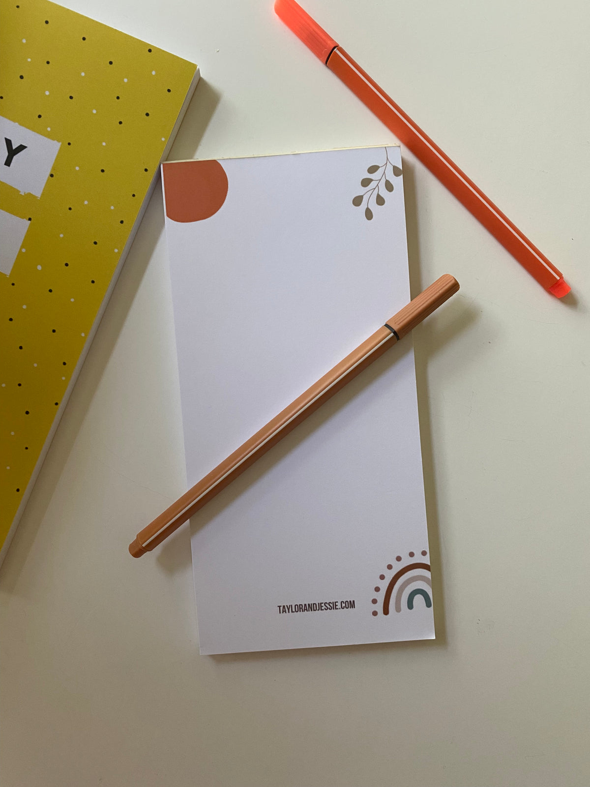 Blank Boho Notepad