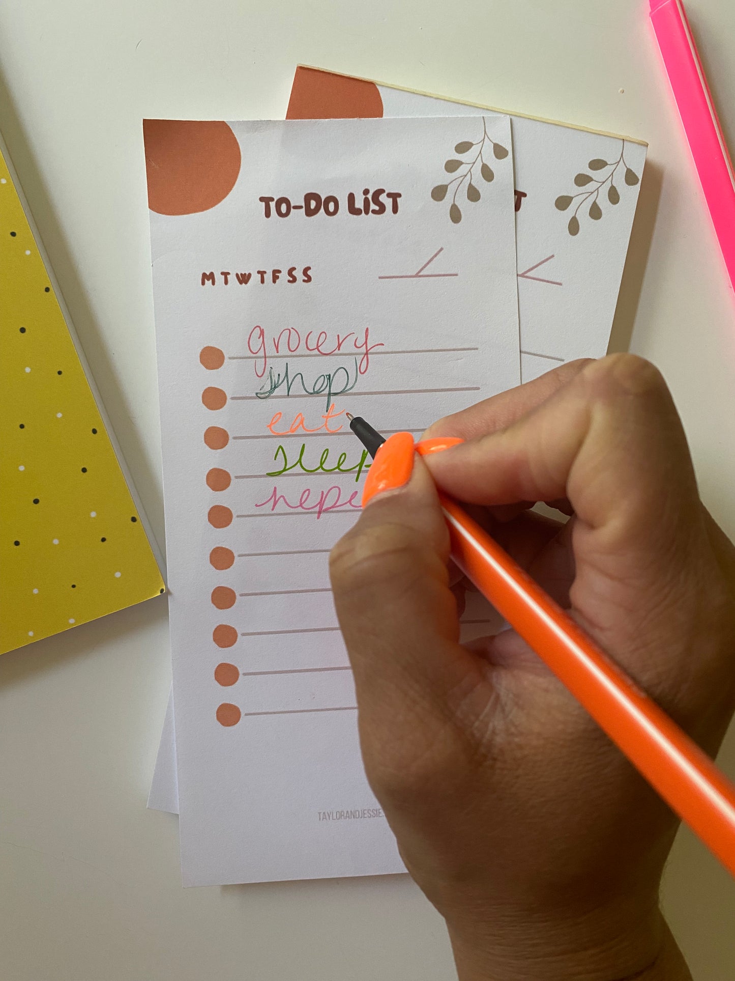 Boho To-Do List Notepad