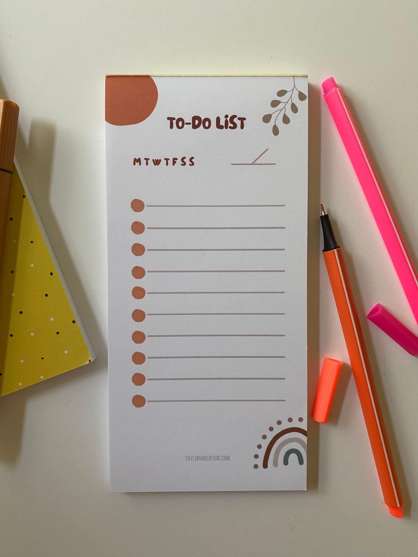 Boho To-Do List Notepad