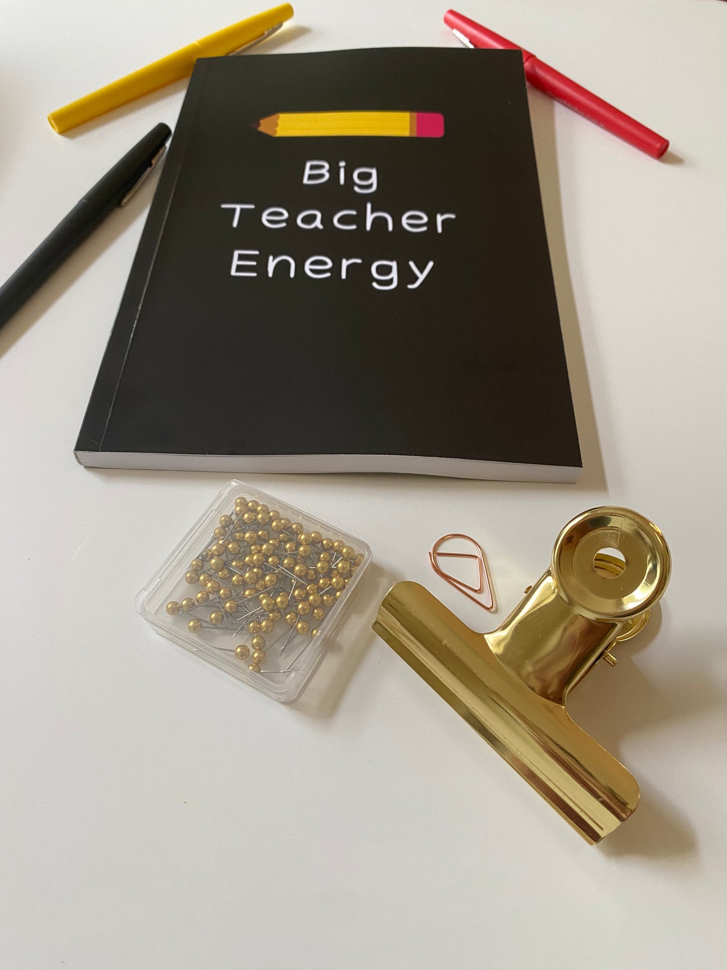 Big Teacher Energy Notebook