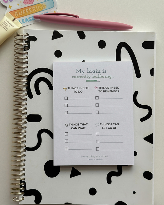 Brain Buffering: Daily Notepad