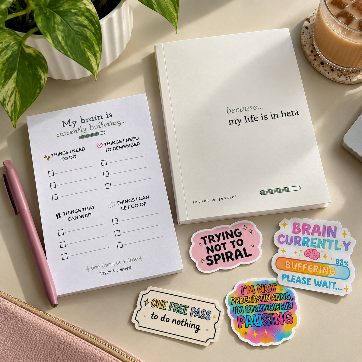 Mental Wellness Stationery