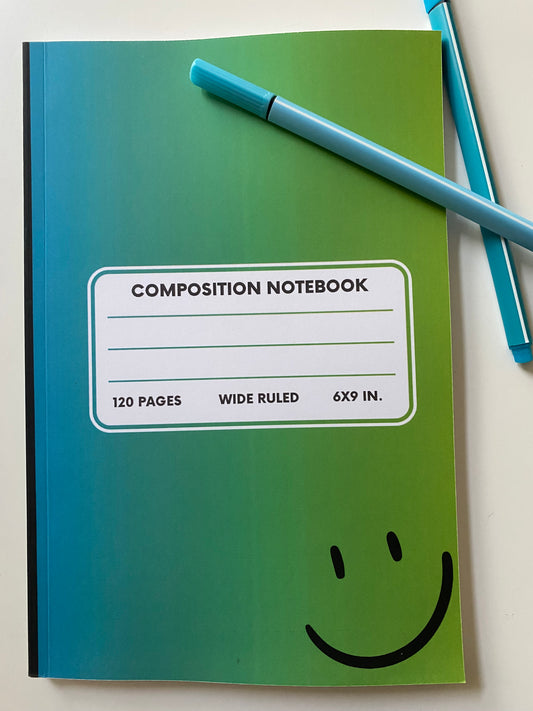 Smiley Composition Notebook