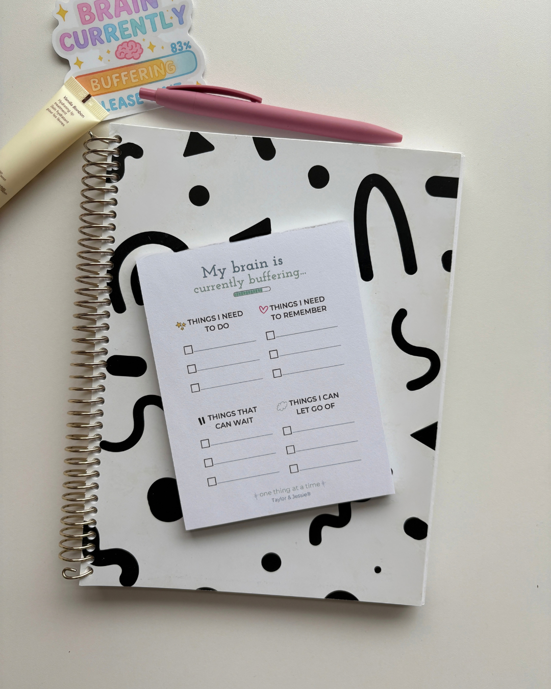 Brain Buffering: Daily Notepad