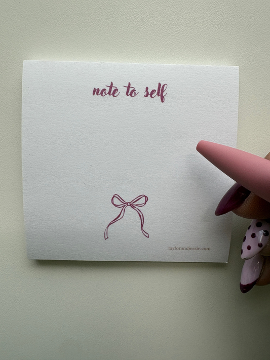 Note To Self Sticky Notes