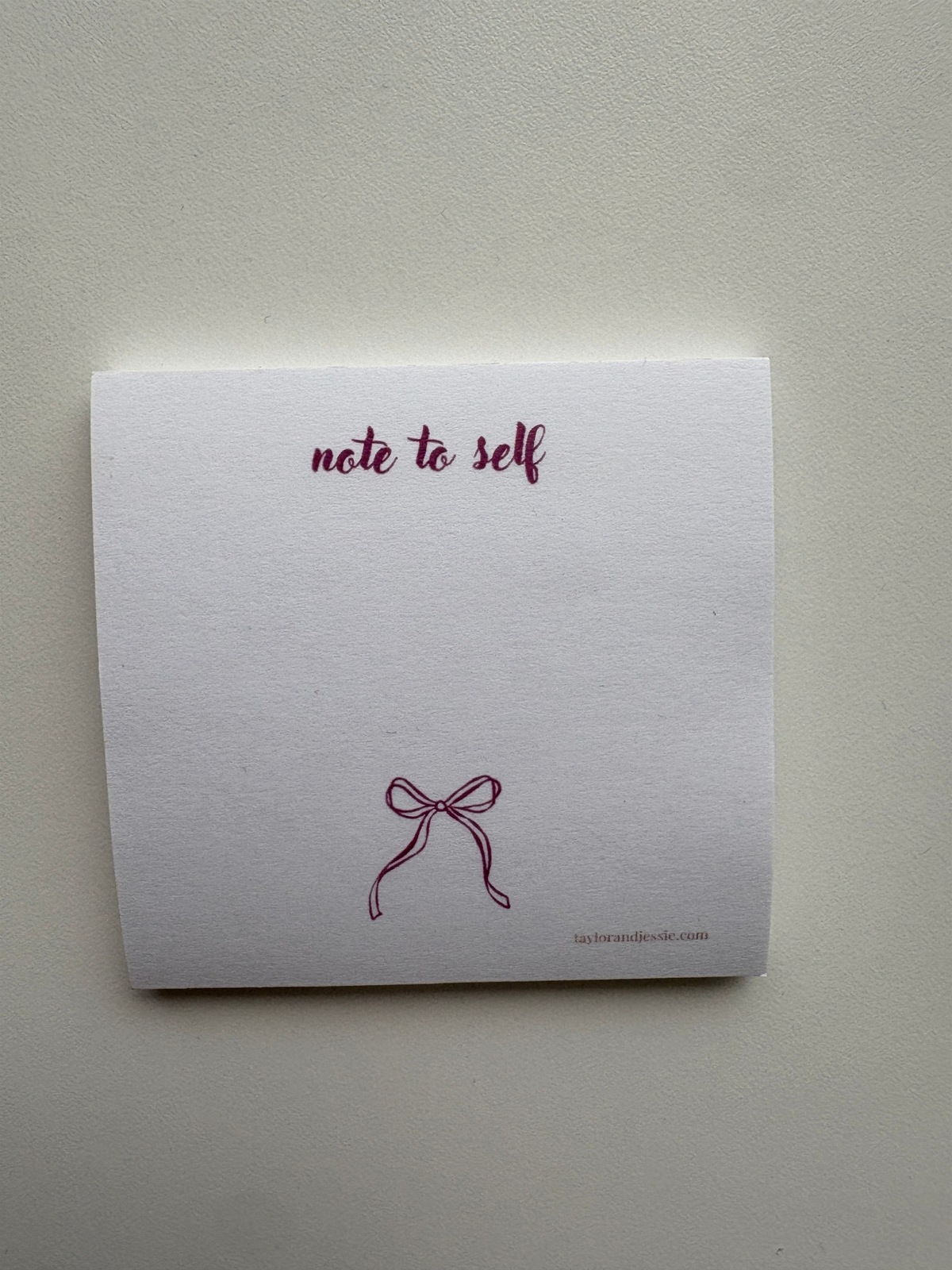 Note To Self Sticky Notes