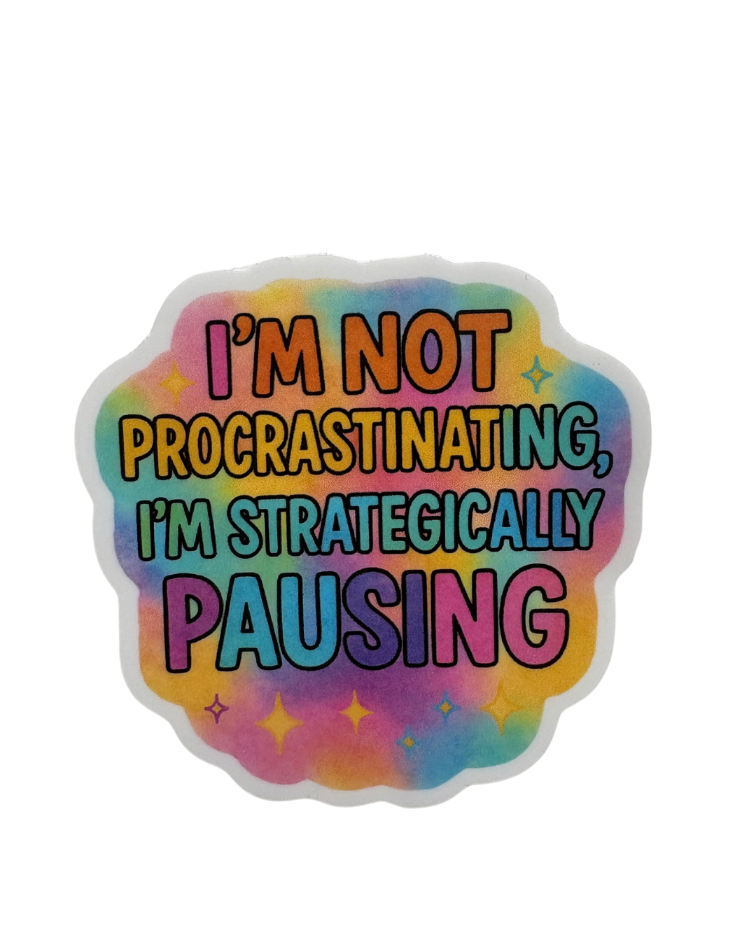 Strategically Pausing Sticker