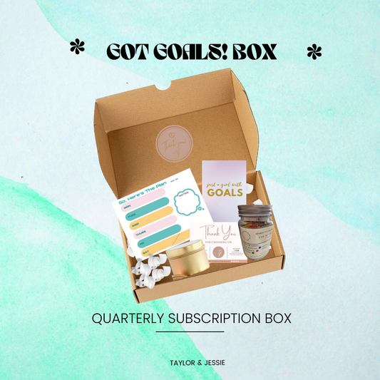 Quarterly Subscription Box: Got Goals Box